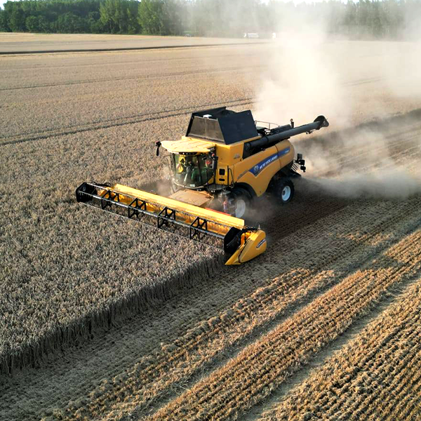 Agricultural land and operations representing productive land use.